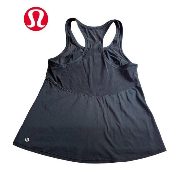Lululemon Half-Mesh Tank, Black | Size 4-6 - Picture 13 of 13